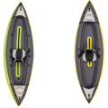 Colorido kayak inflable de PVC disponible para ordenar 1 persona hombres naranjas kayak inflable para recreación de agua